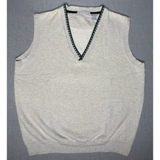 Vintage IZOD Club Grey Golf Vest XL