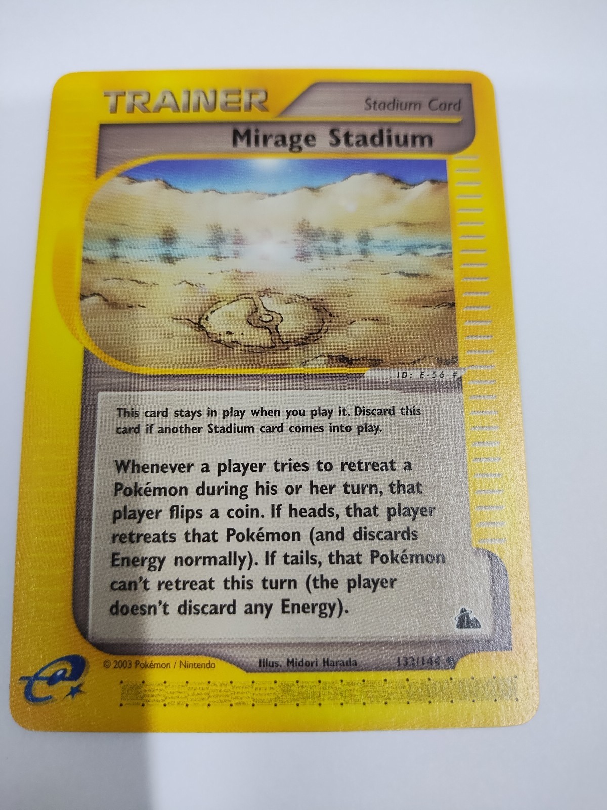 MINT Mirage Stadium 132/144 Skyridge Regular Pokemon 