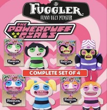 Fuggler Powerpuff Girls Buttercup, Blossom, Bubbles, Mojo Jojo Full Set Zuru New