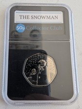 2021 The Snowman 50p coin BU Change Checker