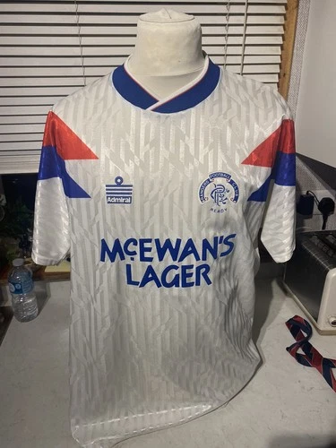 Rare Vintage Original Glasgow Rangers Football Shirt Admiral 42/44” XL