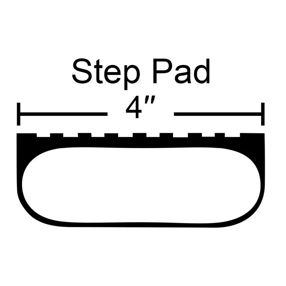 For Chevy Silverado 2500 HD 07-19 4" Cab Length Polished Oval Curved Step Bars Foto 4 de 4