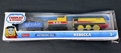 *NEW DAMAGED BOX* Fisher Price Thomas & Friends Rebecca Motorized Train Engine
