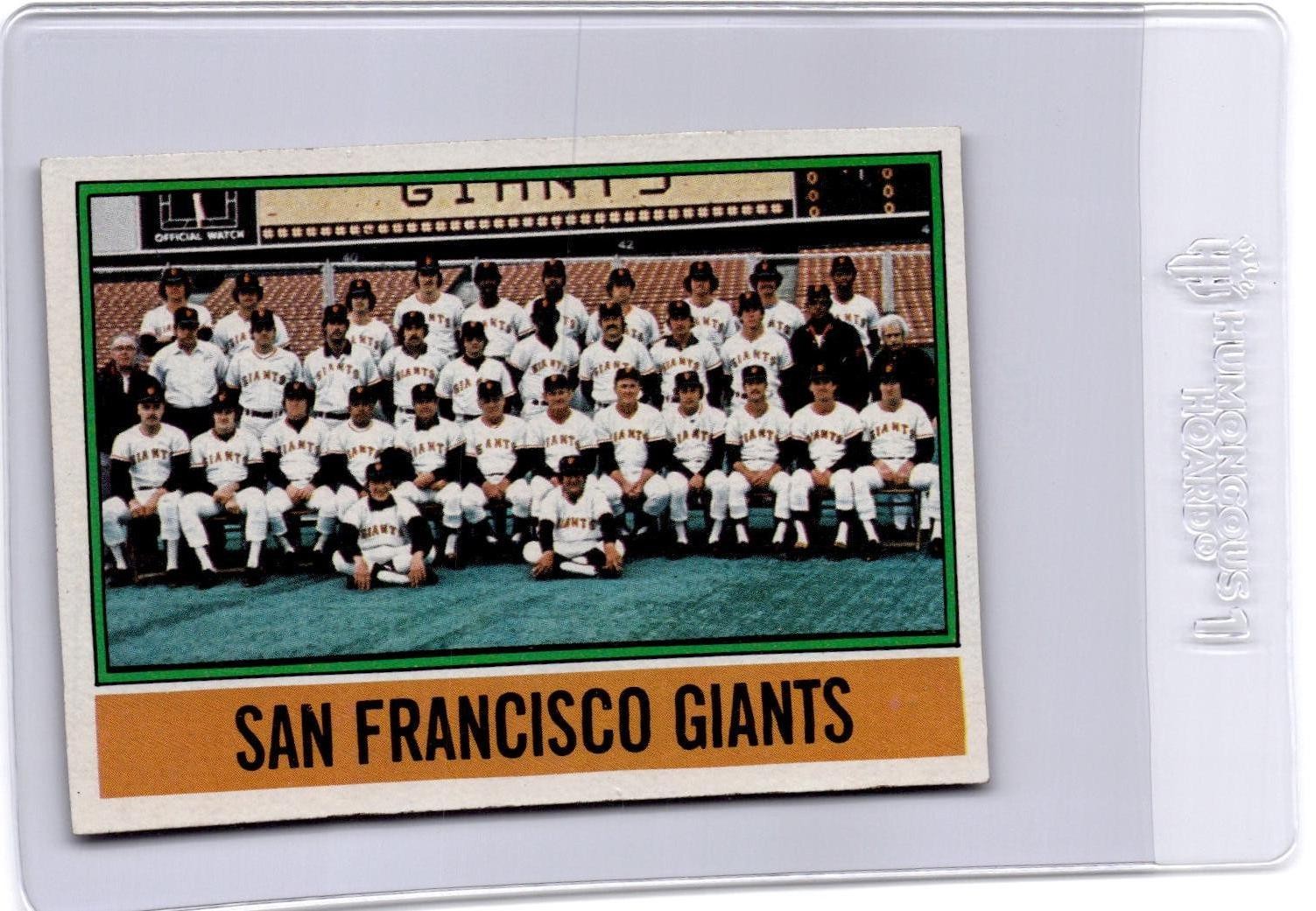 1976 Topps #443 San Francisco Giants