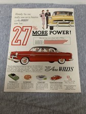 Vintage 1954 Aero Willys Eagle Deluxe Advertisement