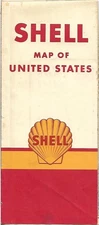 1959 SHELL OIL CO Road Map UNITED STATES Route 66 Alaska Hawaii Mileage Chart
