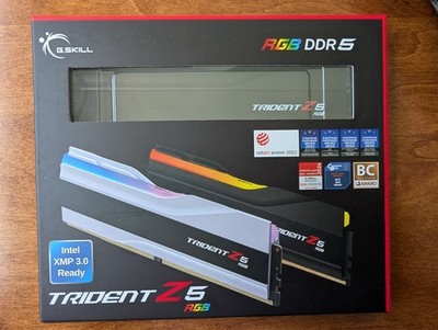 New G.SKILL TRIDENT Z5 RGB 32GB (2x16GB) 6000 MT/s *36-36-36-96 (INTEL XMP) DDR5