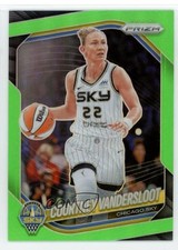 2025 Panini Prizm WNBA Lime Green Prizm /225 Courtney Vandersloot #124 4g8