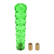 Diamond Pattern Crystal Shift Knob Universal for Automatic and 20cm Green