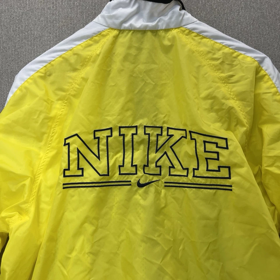 Chaqueta cortavientos vintage años 90 Y2K Nike juvenil M 8-10 ligera forrada de malla Foto 4 de 4