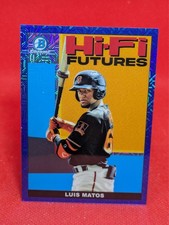 2022 Bowman Chrome #HIFI-19 Luis Matos HI-FI Futures Blue Mojo Refractor SP /150