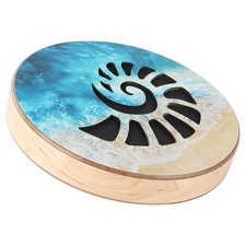 Ocean Wave Drum 7.1 inch Wooden Stream Water Drum Sound Healing Meditation In...