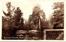 RPPC Silver Creek East Tawas Michigan McDonald Photo Early 1900s