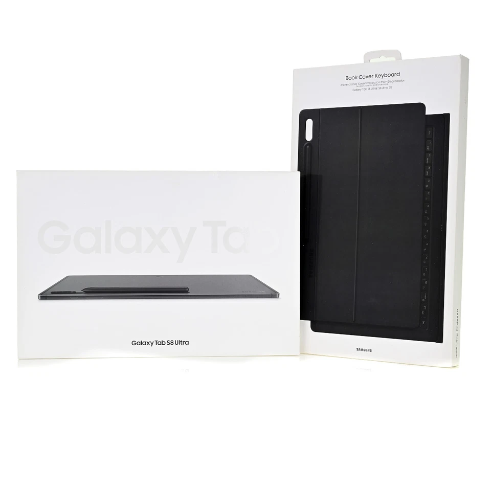 Samsung Galaxy Tab S8 Ultra Bundle X900 512 GB Wi-Fi, 14,6 pulgadas con teclado y soporte Foto 3 de 4