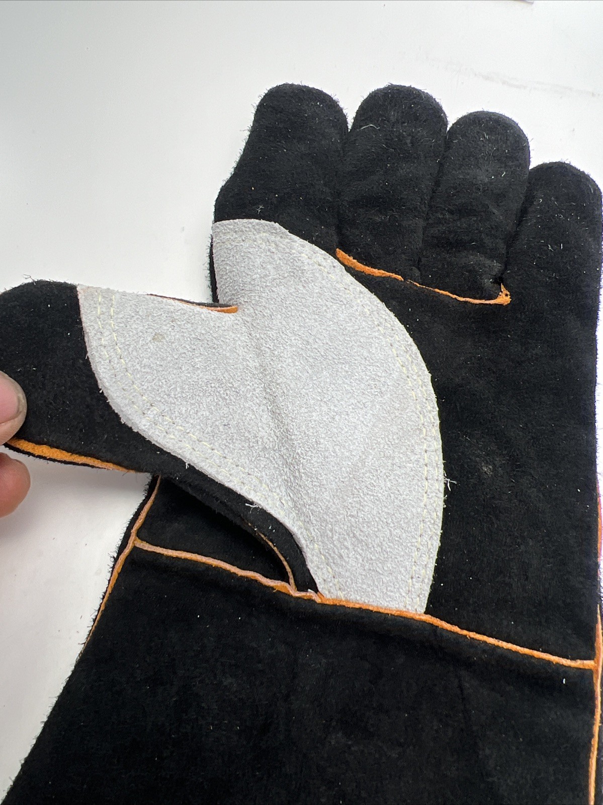 Top Dc Gloves Size 16 Leather Heat Resistant for Mig Tig Welders Grilling