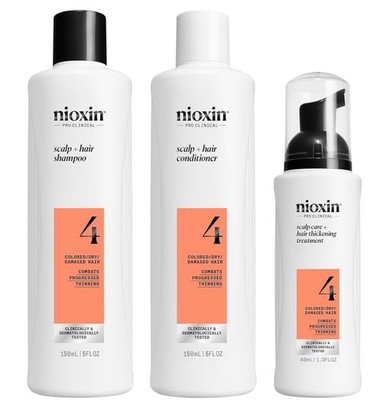 Nioxin Pro Clinical System 4 Haircare Set For Colored/Dry/Damaged Hair