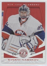 2013-14 Totally Certified Mirror Platinum Red 6/25 Evgeni Nabokov #55 0c3