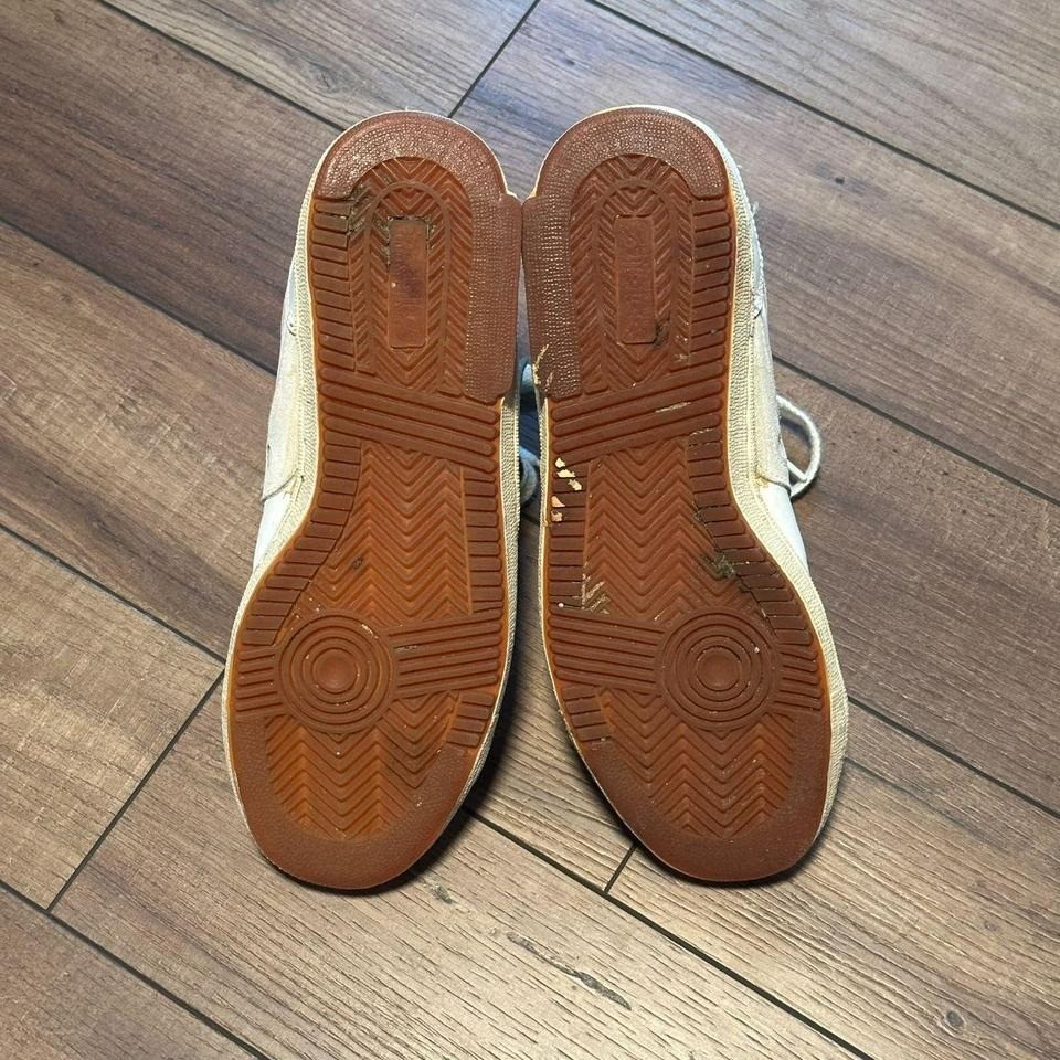 Rare Vintage Spot-Bilt NBTA Basketball Shoes Men's US 11 White High Top NBA