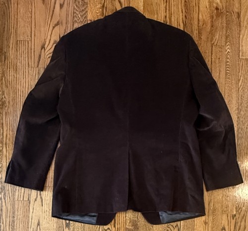 Chaps Ralph Lauren Corduroy Blazer Sport Coat Dark Brown Men’s 44R (Fit 48R) - Picture 4 of 6