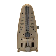 Wittner Taktell Metronome in Beige Bakelite, German Musical Instrument