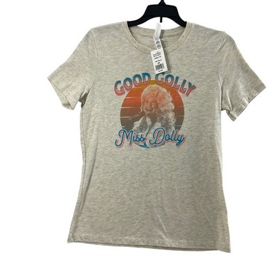 Good Golly Miss Dolly Parton Graphic T Shirt Women S Heather Natural Tee