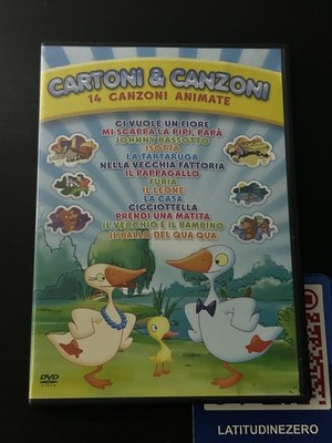 KARTONS & SONGS - DVD ITA 14 Animierte Songs auf Italienisch Warner (blau)