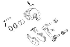 K&L Supply - 32-1182 - Brake Caliper Rebuild Kit 29-2858 232-1182 722359