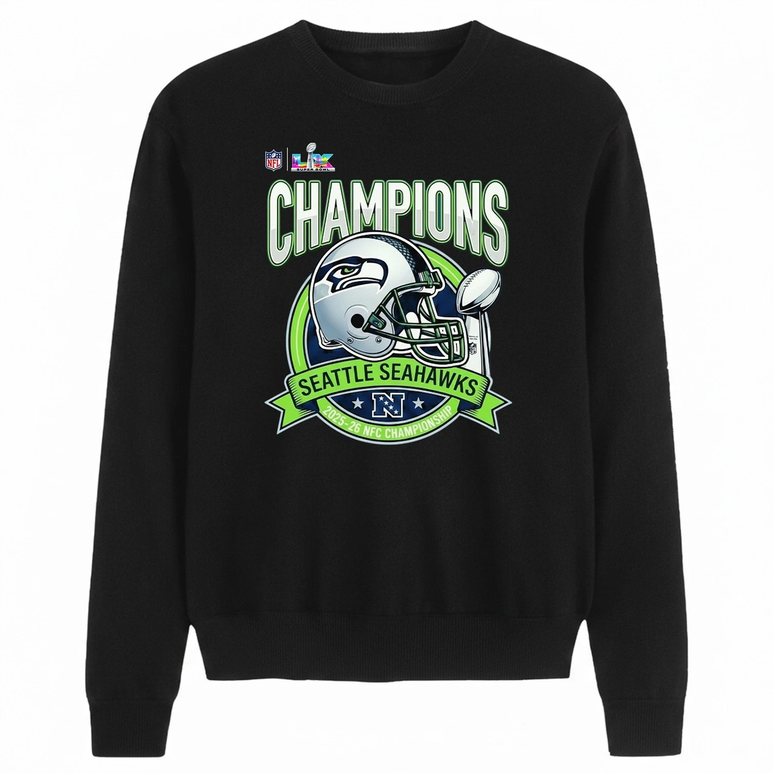 Seattle Seahawks  2025-26 NFC Championship Sweatshirt