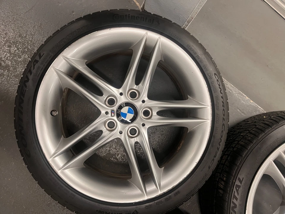 2006 - 2008 宝马 Z4M 4 件套原始设备制造商车轮带欧陆 conti 运动轮胎。  — 第 4/4 张图片