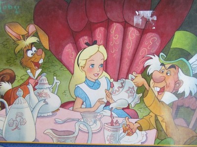 Disney Artist Series Puzzle Toby Bluth 1000 Pieces Alice In Wonderland Complete