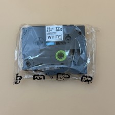 Compatible with Brother 18mm Black on White TZ-241 Label Tape TZe241 3/4"