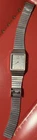 Vintage 1980s Seiko Quartz Tank Watch Stainless Steel *Untested* *For Parts*
