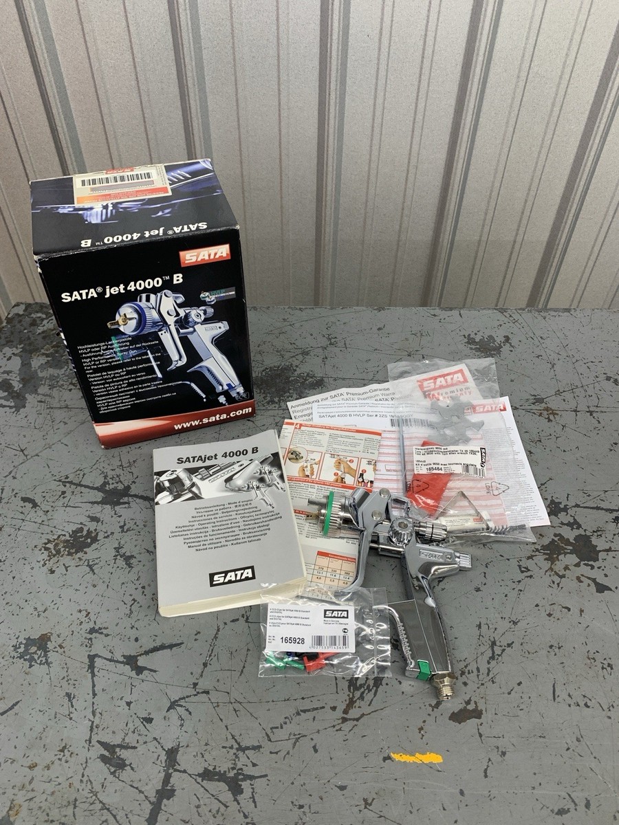 NEW SATA jet 4000 B HVLP / Aluminum Cup 096685 / SHARPE Valve