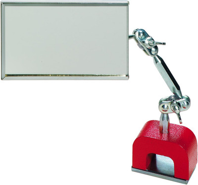 Inspection Mirror #MB560 with Magnetic Base, 3-1/2-Inch X 2-Inch