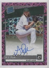 2020 Panini Donruss Optic Pink Velocity Prizm AJ Puk #RRS-AP Auto RC h3a
