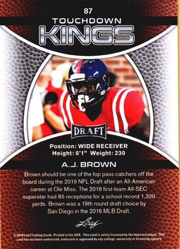 Foglia A.J. 2019 Marrone - Foto 2 di 2