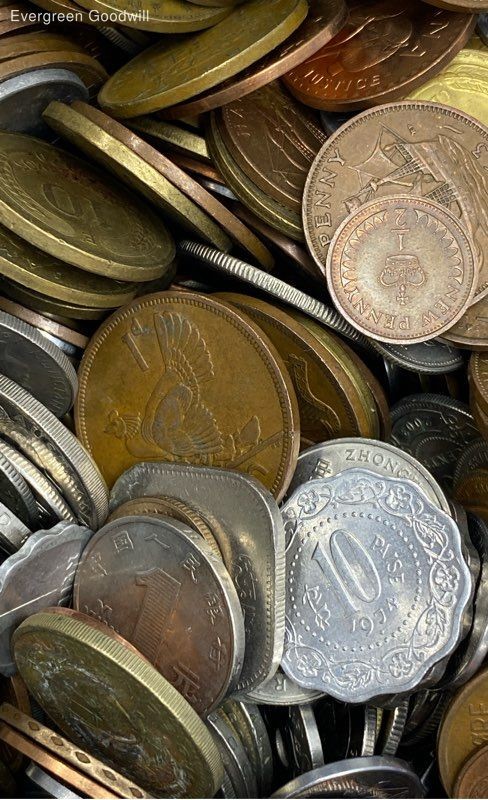 14.2LBS Mixed World Coins