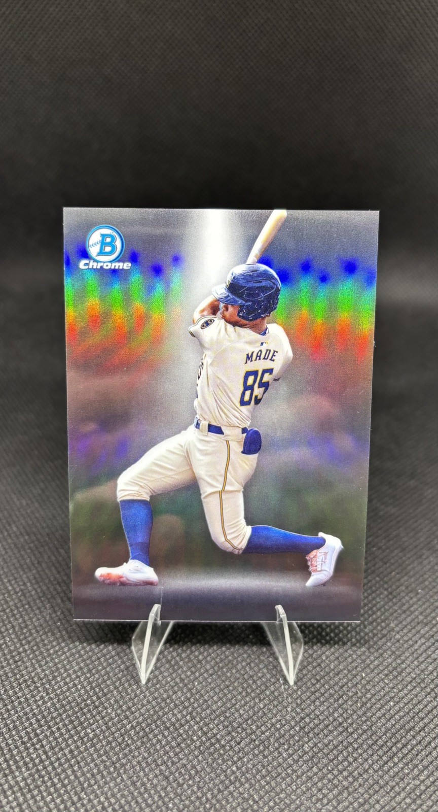 2025 Bowman Baseball Jesus Made Bowman Spotlights BS-4 SP Milwaukee Brewers