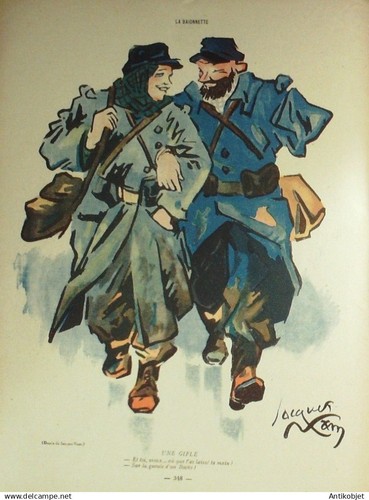 La Baionnette 1916 # 048 (Nos blesses) Poulbot Iribe Fabiano Nam - Picture 8 of 8