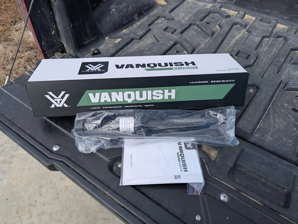 Tubo de 1" Vortex Optics Vanquish Scope 4-12x 40mm Retícula BDC de retención muerta Foto 3 de 4