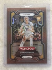 2024 Panini Prizm Monopoly WNBA - Cameron Brink #39 Brown Prizm /249 (RC)