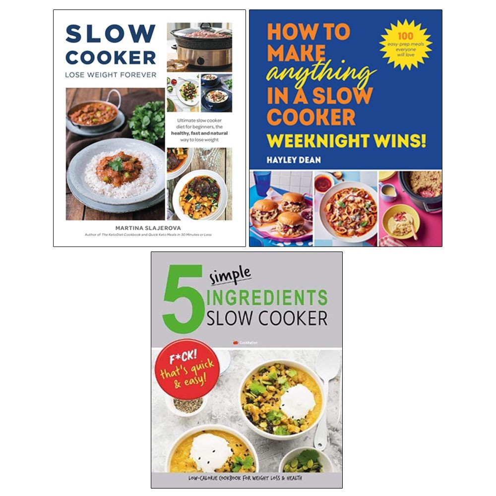 How To Make Anything(HB), Keto Crock Pot Cookbook,Slow Cooker Soup 3 Books Set