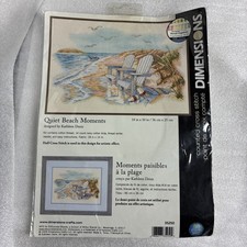 2009 QUIET BEACH MOMENTS Counted Cross Stitch...