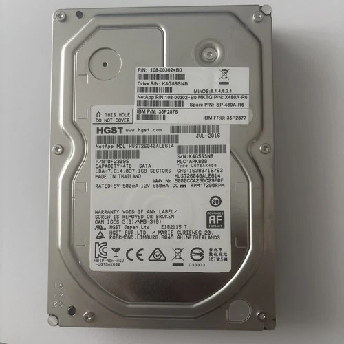 Disque Dur  SATA 4To 3.5