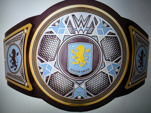 Neu Aston Villa Legacy Championship Gürtel Wrestling Replica Titel 2mm Metall Erwachsene - Bild 1 von 4