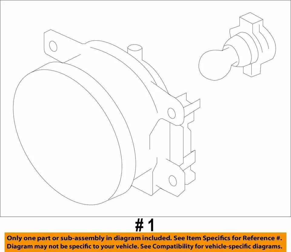 Luz antiniebla de esquina/estacionamiento compatible con 13-17 XV CROSSTREK 3024281 Foto 4 de 4