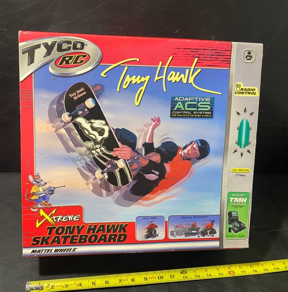Xtreme vtg Tony Hawk Skateboard TYCO RC w/ controller - NO CHARGER OR BATTERIES! - Image 2 of 4