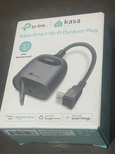 Kasa Outdoor Smart Plug, Wi-Fi Outlet Timer, Works with Alexa & Google (IP64)
