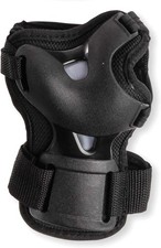 Rollerblade Skate Gear Wrist Pad Protective Gear, Unisex, Multi Large, BLACK