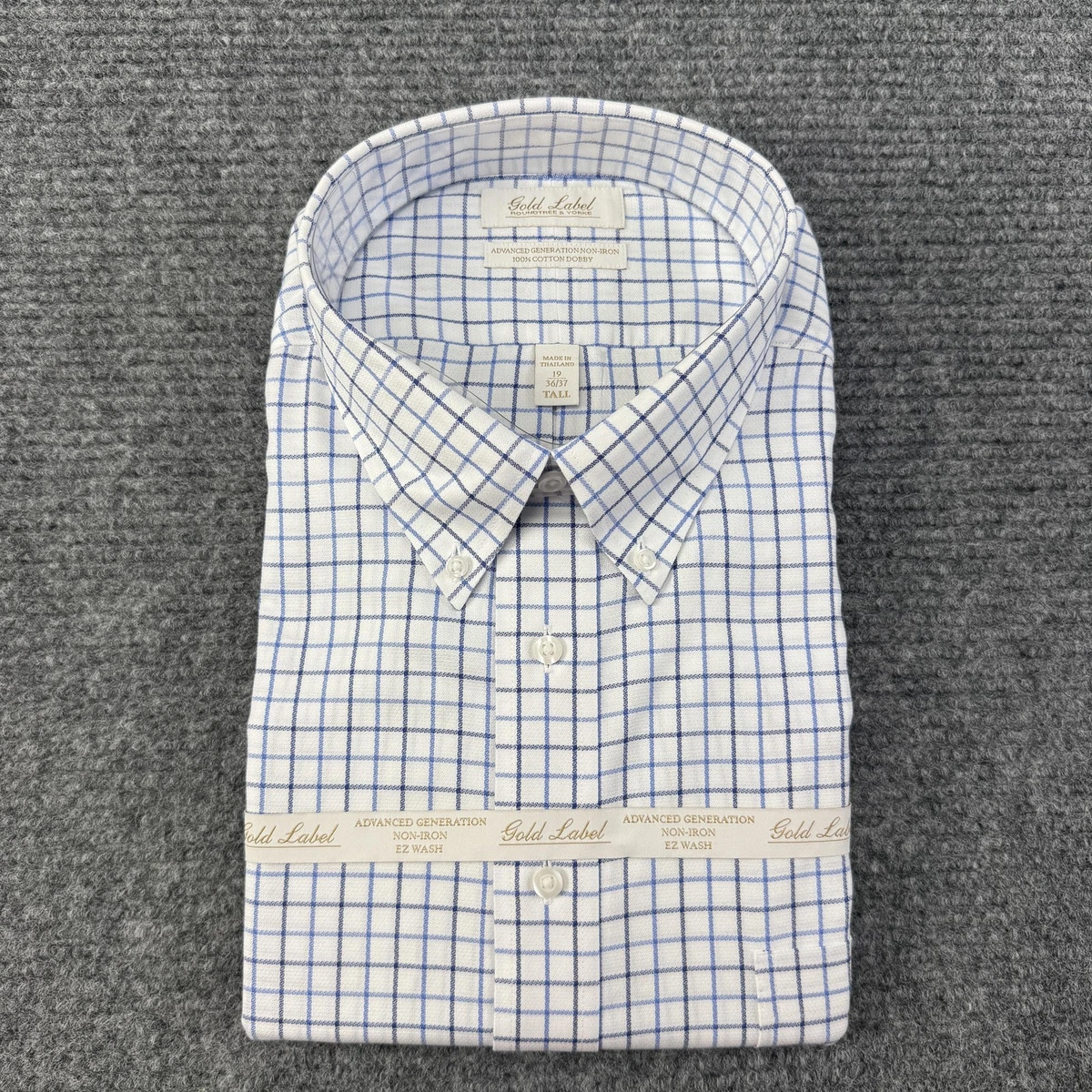 Roundtree & Yorke Gold Big & Tall Dress Shirts for Men for sale | eBay